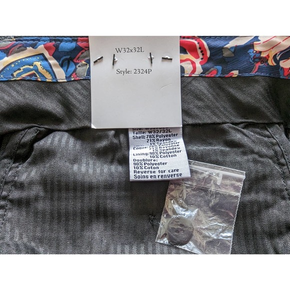 Paisley & Gray Downing Herringbone Slim Fit Dress Pants W32 x 32L - Picture 11 of 13